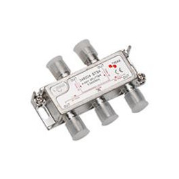 Triax S-Tech splitter/fordeler STS-4 5-2400 MHz, DC pass