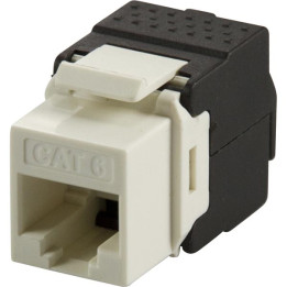 Cat6 RJ45 plugg for veggplate system, hurtigkobling