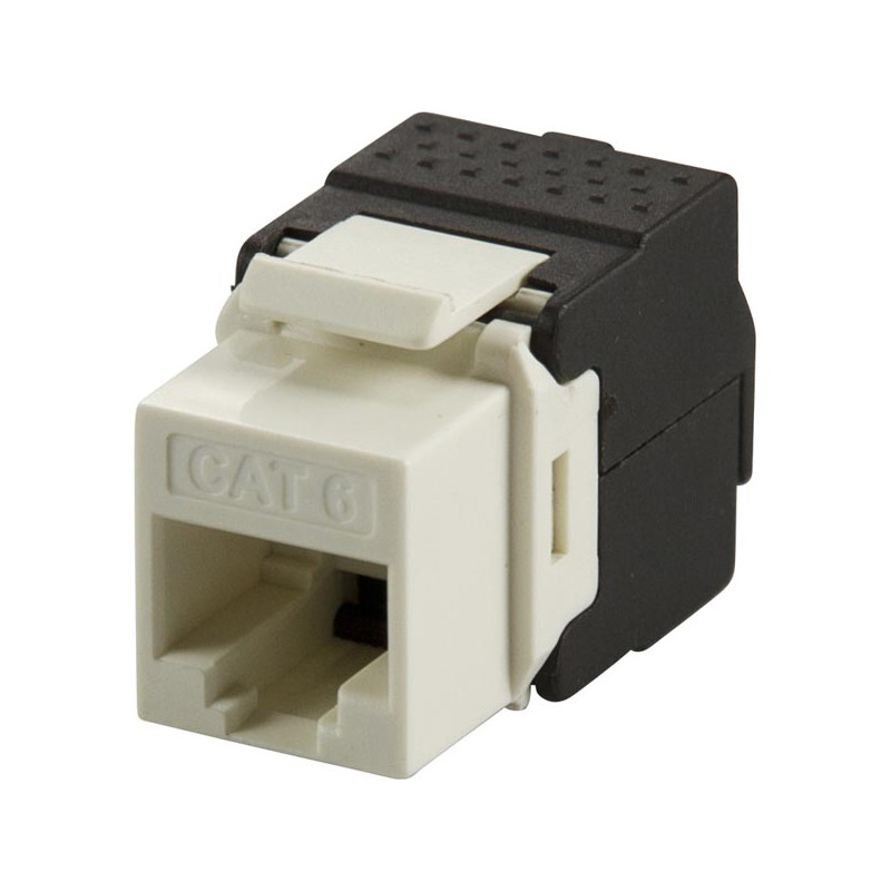 Cat6 RJ45 plugg for veggplate system, hurtigkobling