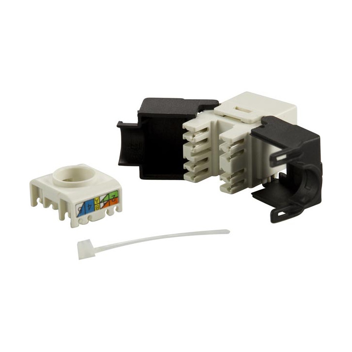 Cat6 RJ45 plugg for veggplate system, hurtigkobling