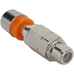 F-Conn RCA plugg for veggplate System 5 pk. Mini Coax (tynn)