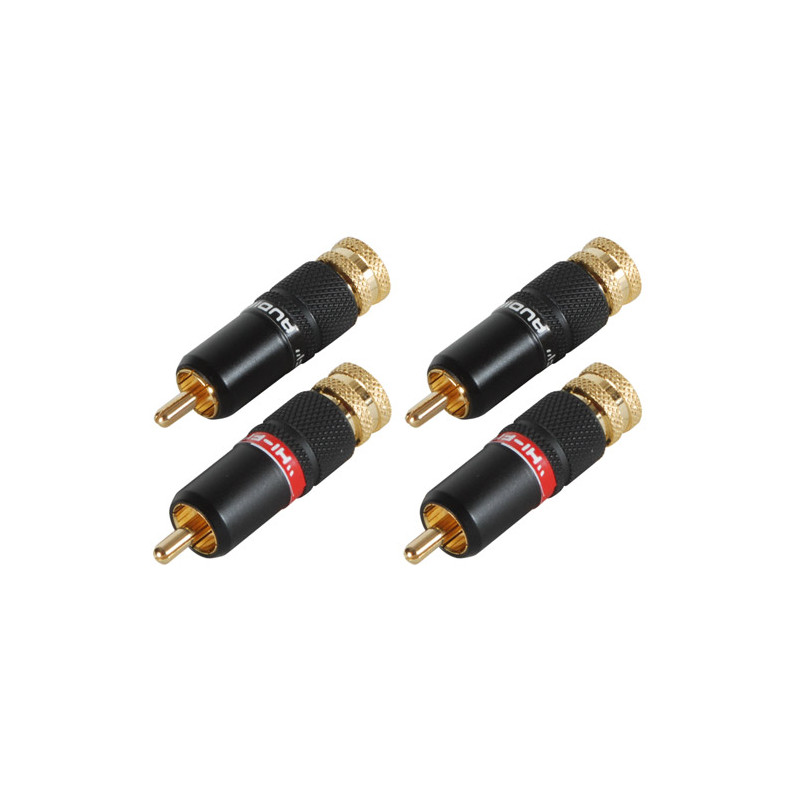 RCA Høyttaler plugger (2 par)