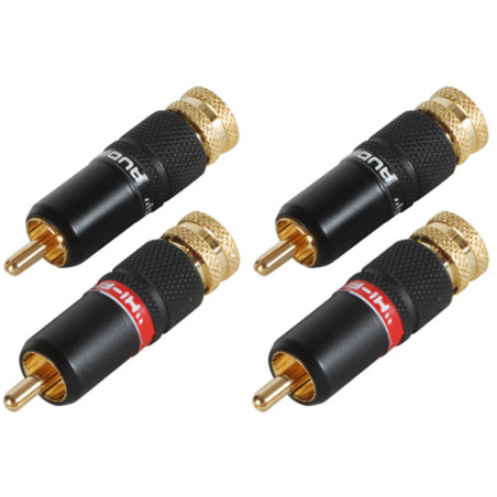 RCA Høyttaler plugger (2 par)