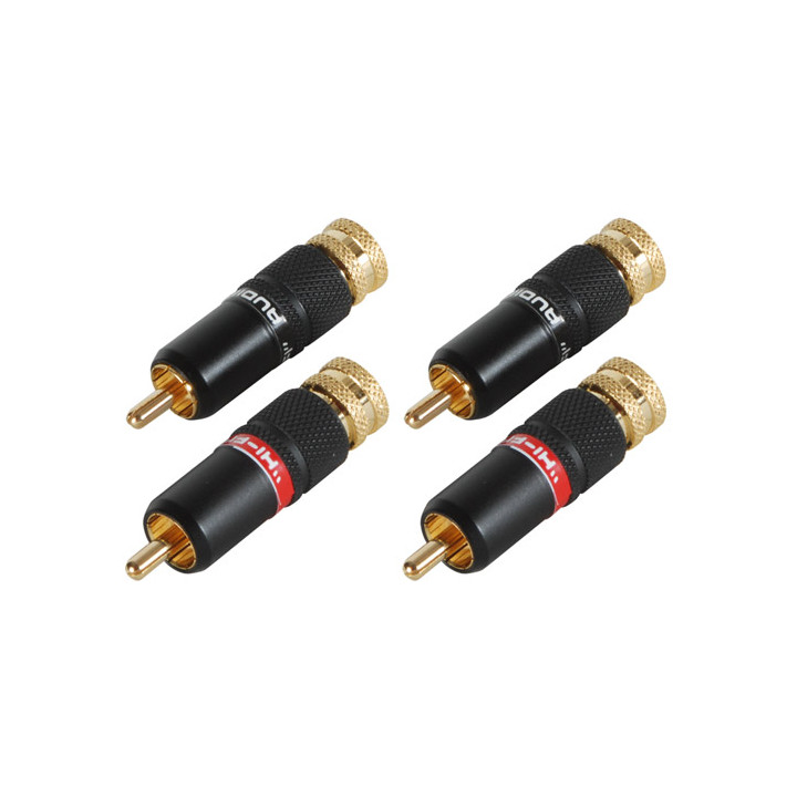 RCA Høyttaler plugger (2 par)
