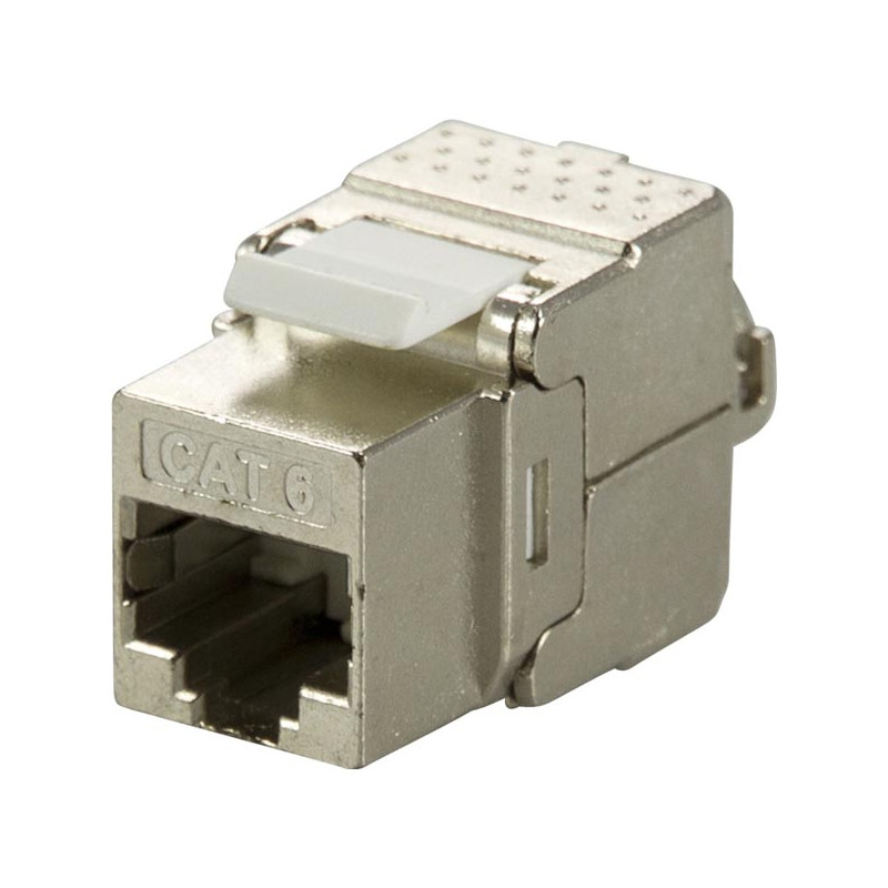 Cat6 RJ45 Skjermet for veggplate system, hurtigkobling