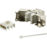 Cat6 RJ45 Skjermet for veggplate system, hurtigkobling