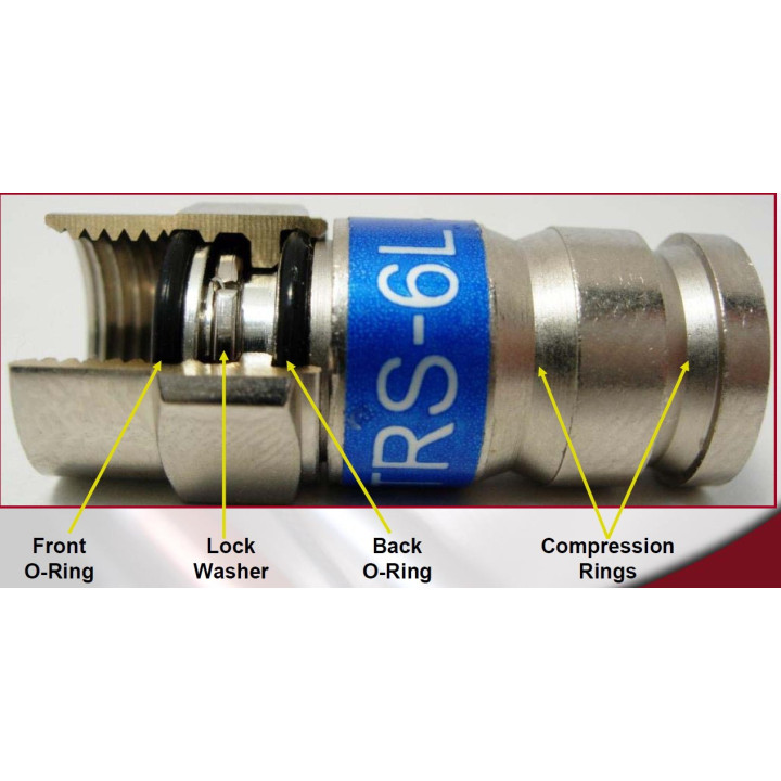PCT-TRS-6 Universal RG6 konnektor