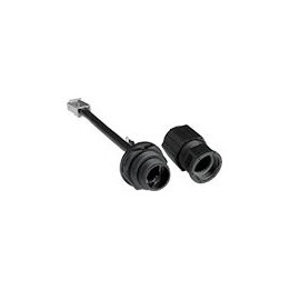 Vanntett CAT5e tilkobling med kabel og jording