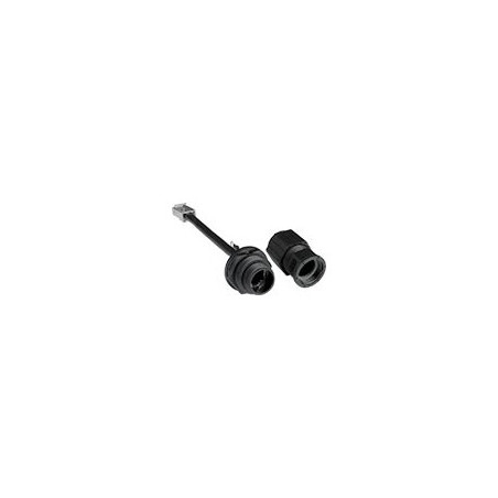 Vanntett CAT5e tilkobling med kabel og jording