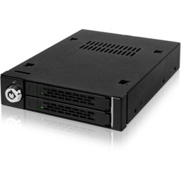 ICY DOCK Tough Armor, internt lagringskabinett for 2x2,5" SATA/S