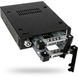 ICY DOCK Tough Armor, internt lagringskabinett for 2x2,5" SATA/S