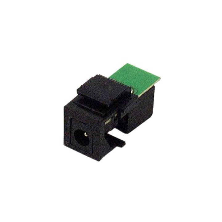 2.1mm Strøm kontakt, svart