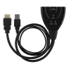 HDMI-splitter for å dele bilde til to skjermer, 4K, Ultra HD, 3D, HDCP, 0,2m, svart