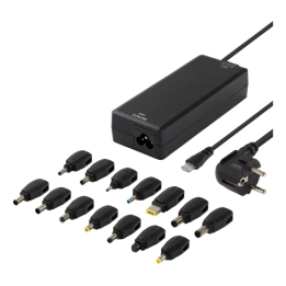 DELTACO lader for notebook, 15-20V, 6-8A, 120W