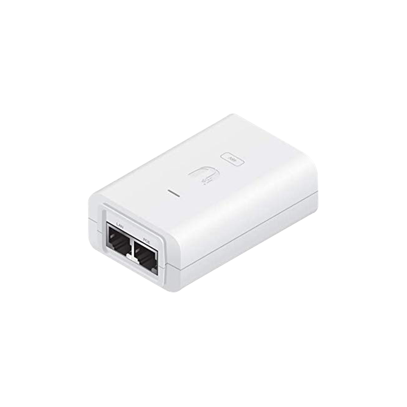Ubiquiti 802.3af Supported PoE Injector, 48V DC 0.32A, white